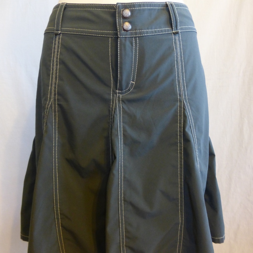 Athleta Whatever Athletic Skirt Skort Shorts Grey